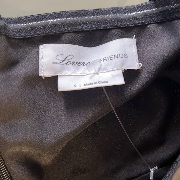 Lovers and Friends Lolita Black Strapless Jumpsuit Size 5 - Picture 4 of 6